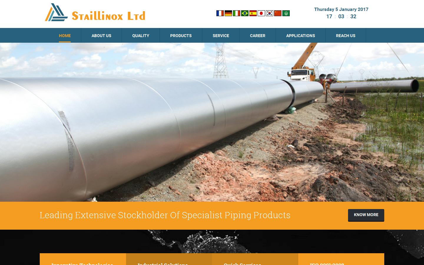 STAILLINOX  LTD Website