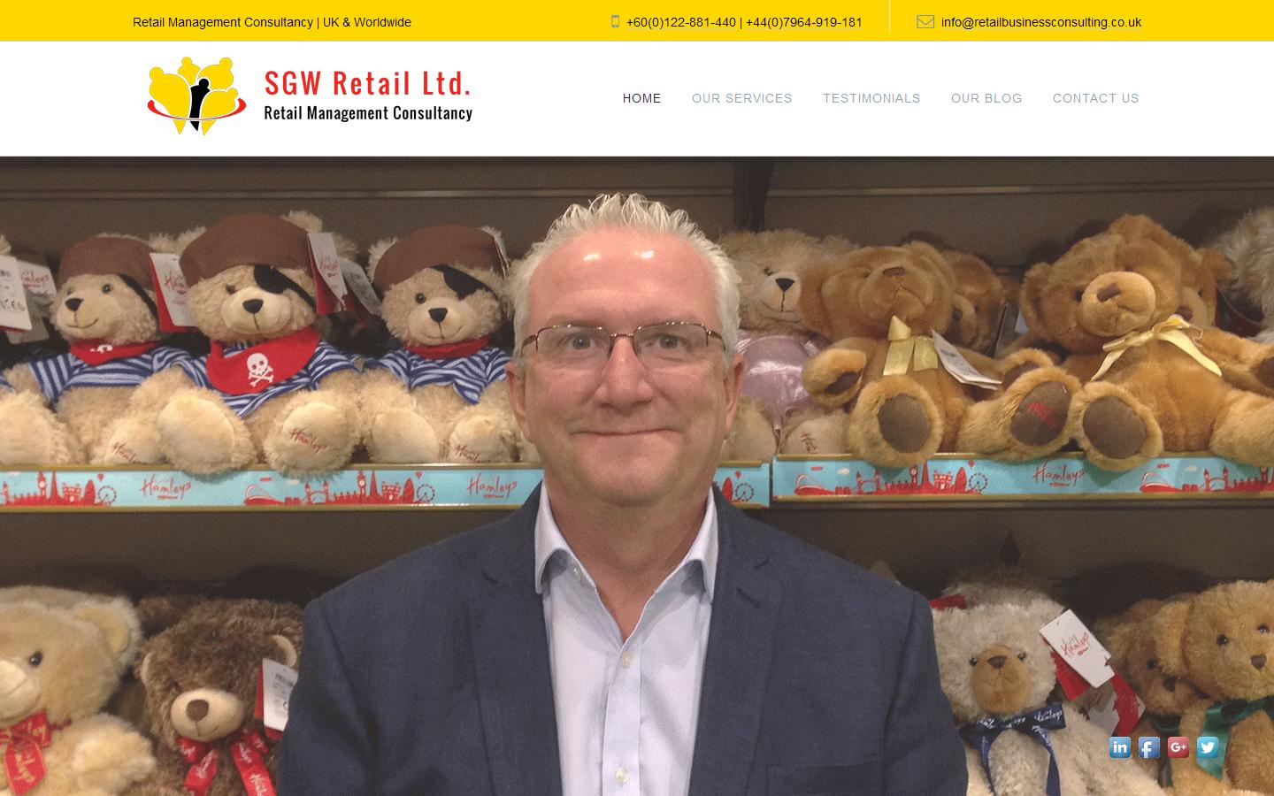 SGW Retail Ltd Website