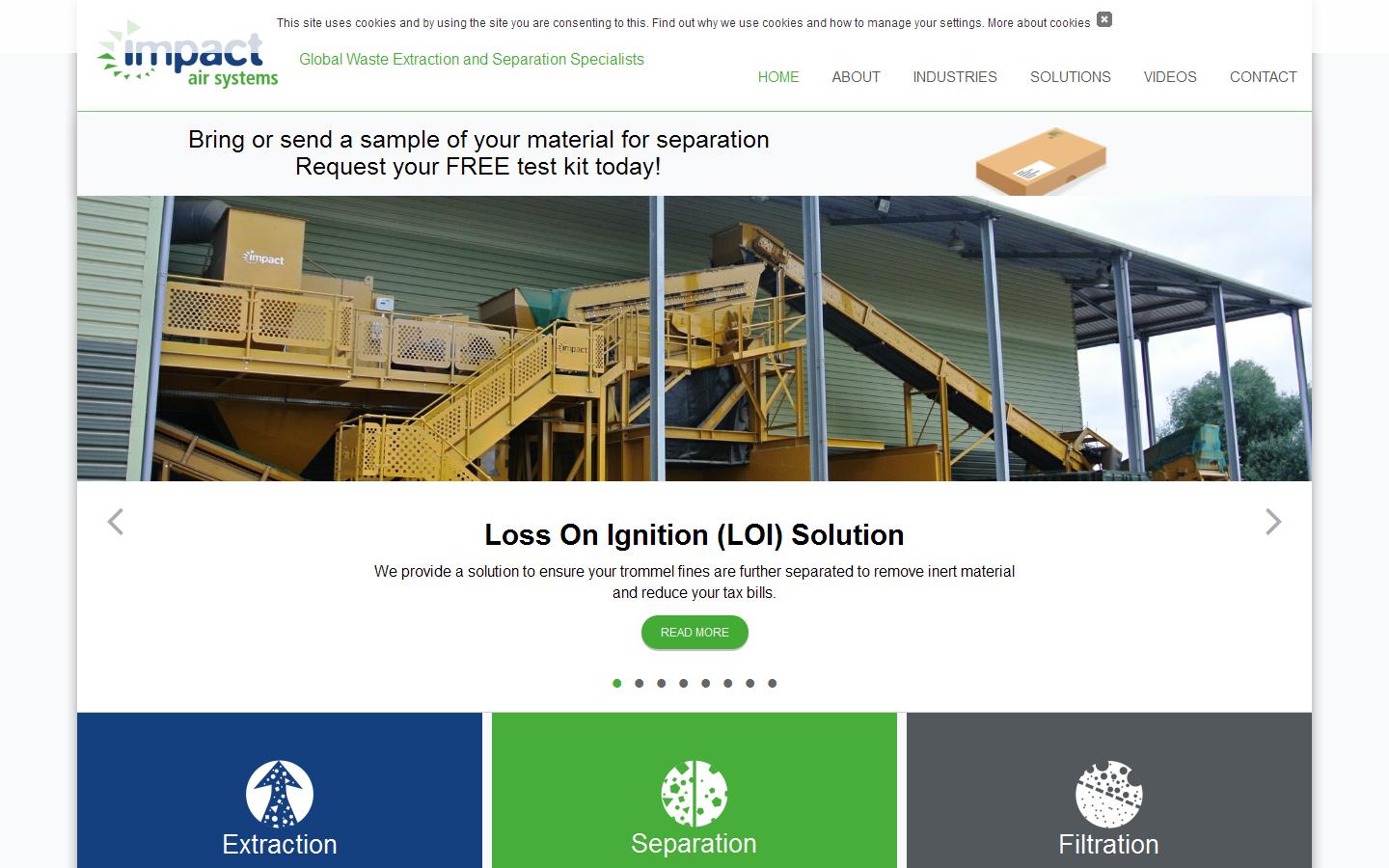 Impact Air Systems Ltd Website