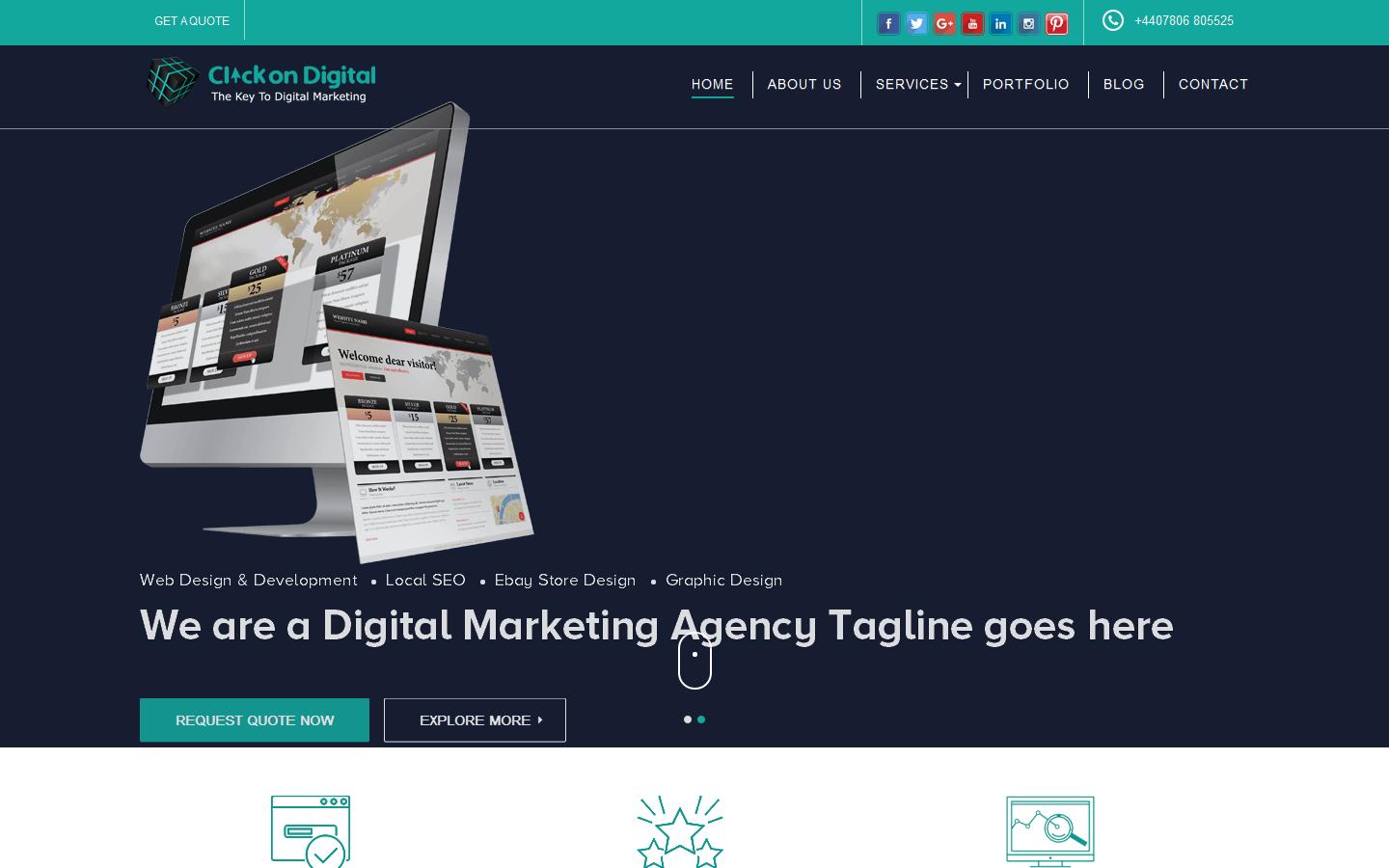 Clickondigital Website