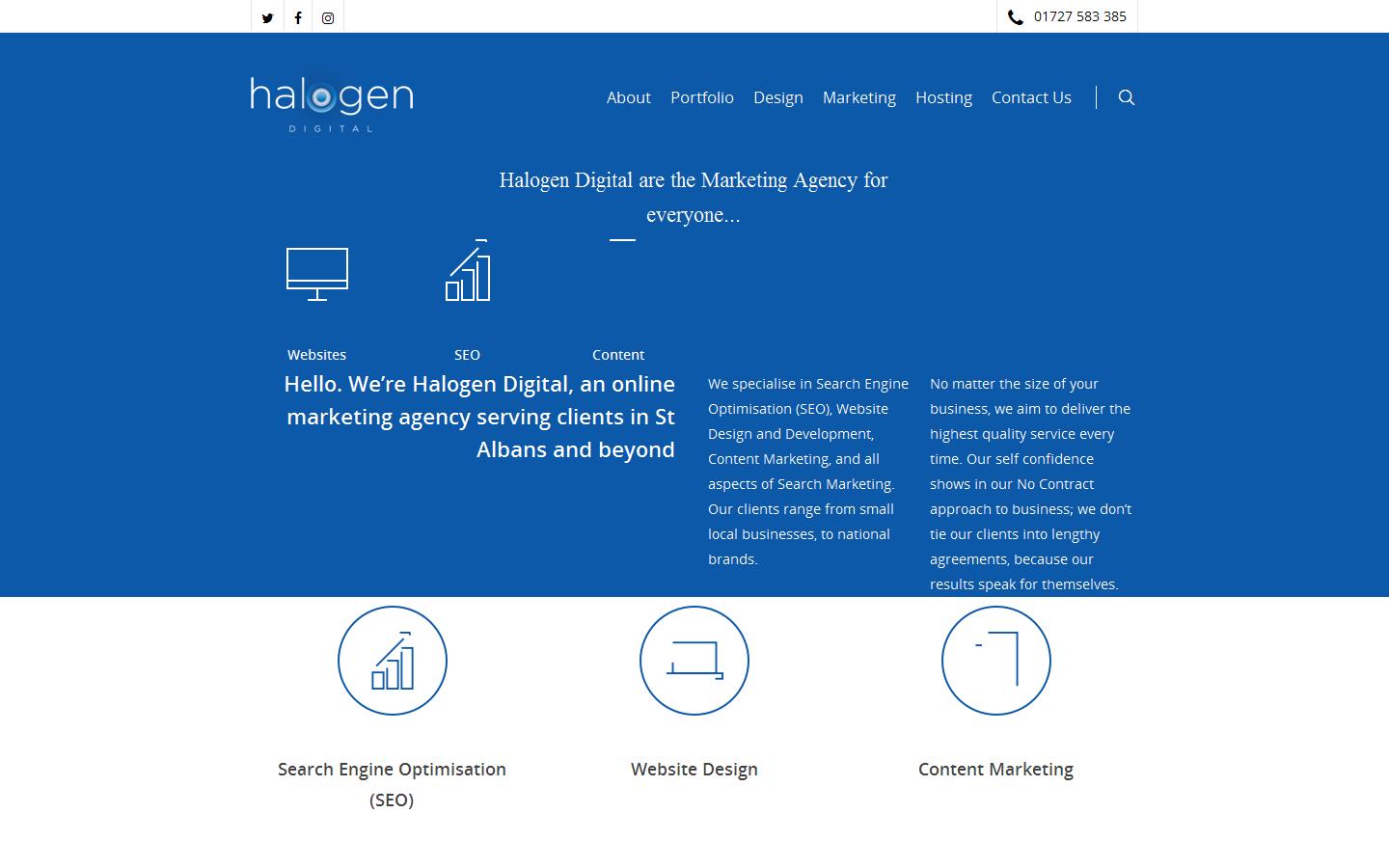 Halogen Digital Website