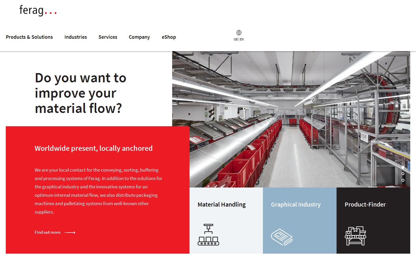 Ferag UK Ltd Website