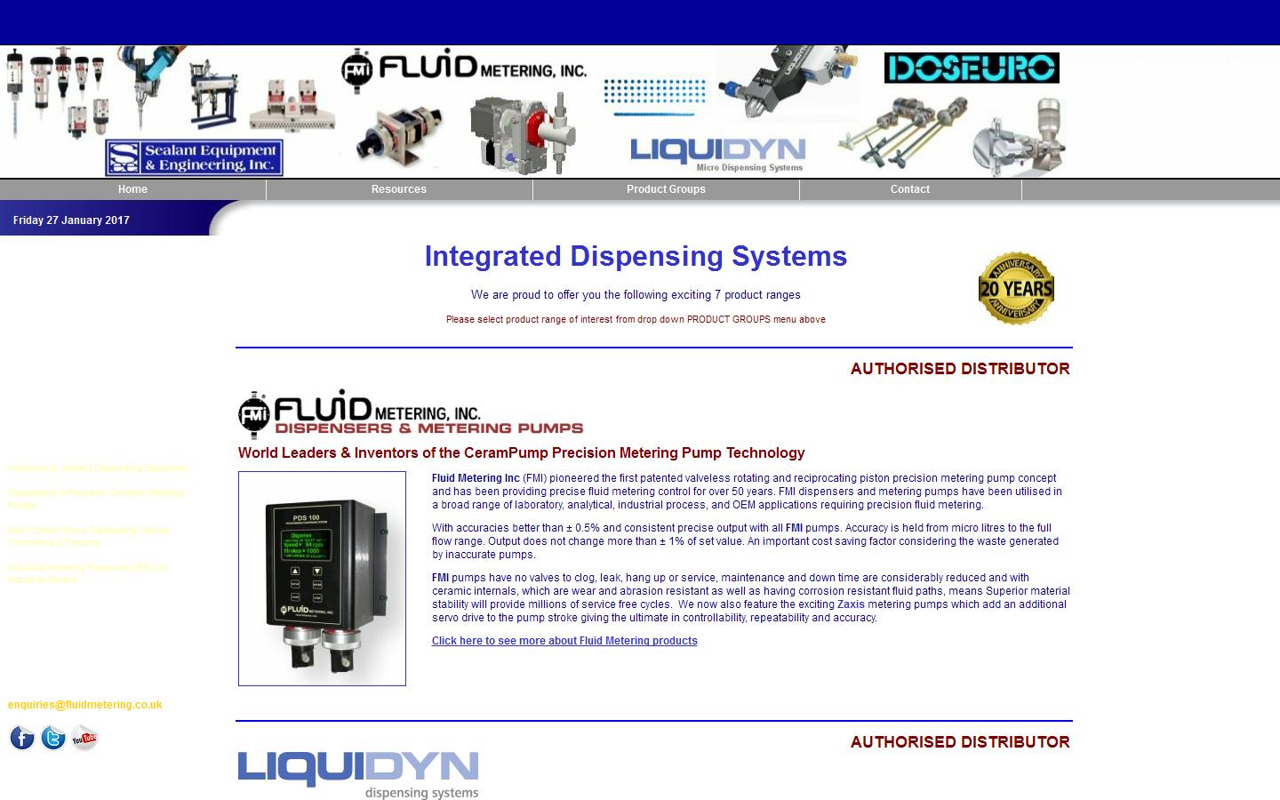 Integrated Dispensing Systems Ltd Website