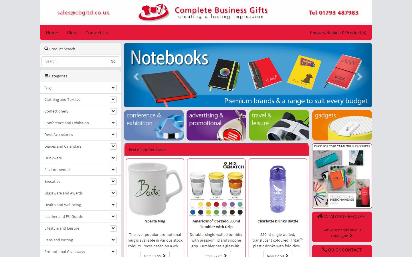 Complete Business Gifts Website