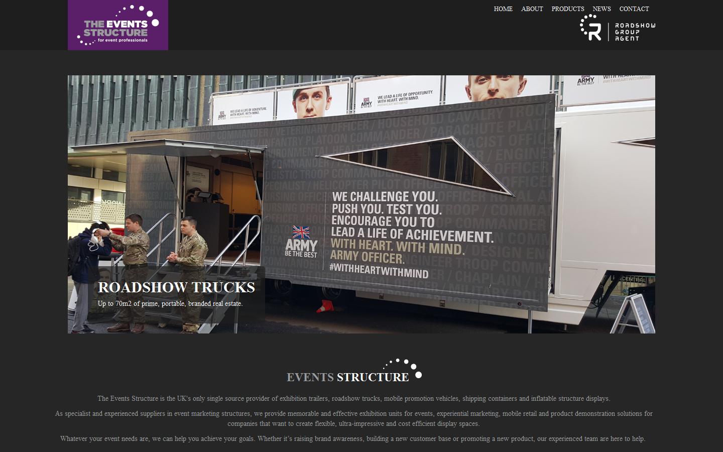 The Events Structure Website