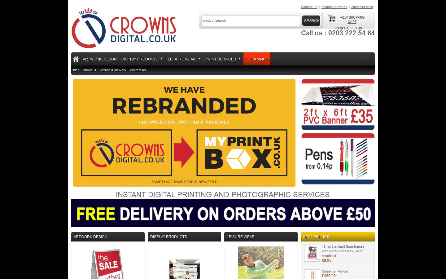 Crowns Digital LTD Website