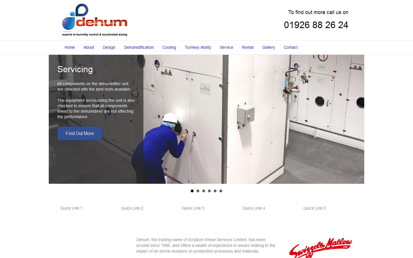 Dehum Ltd Website