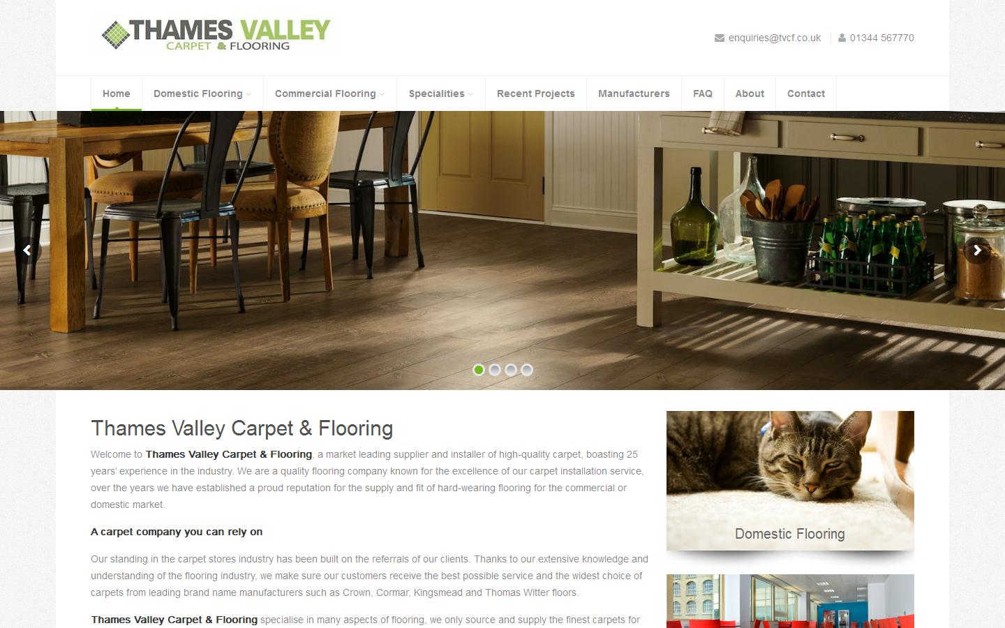 Thames Valley Carpet And Flooring Ltd Website