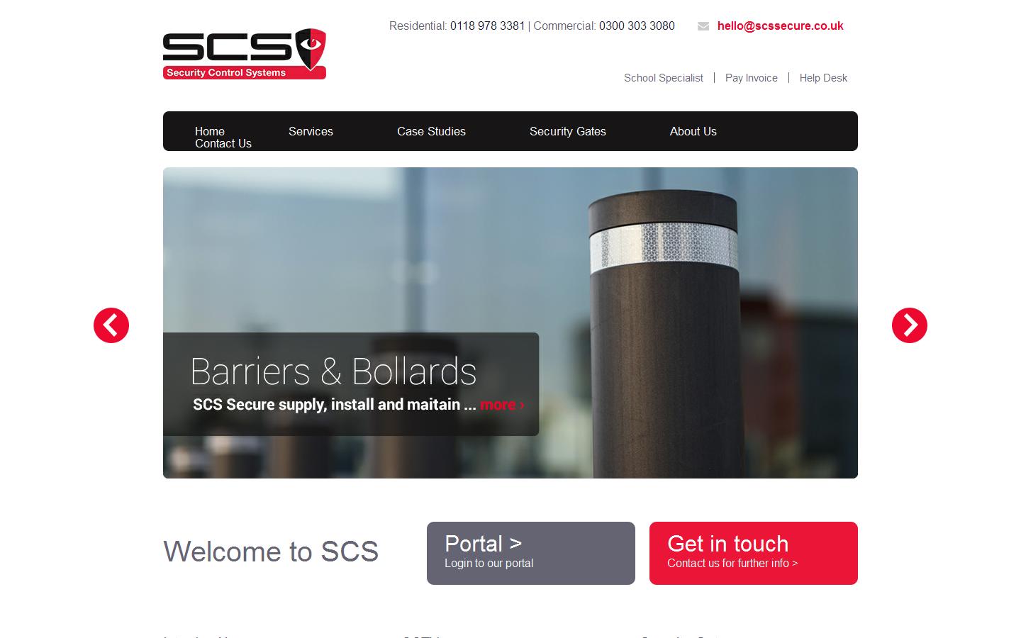 Security Control Systems Ltd Website