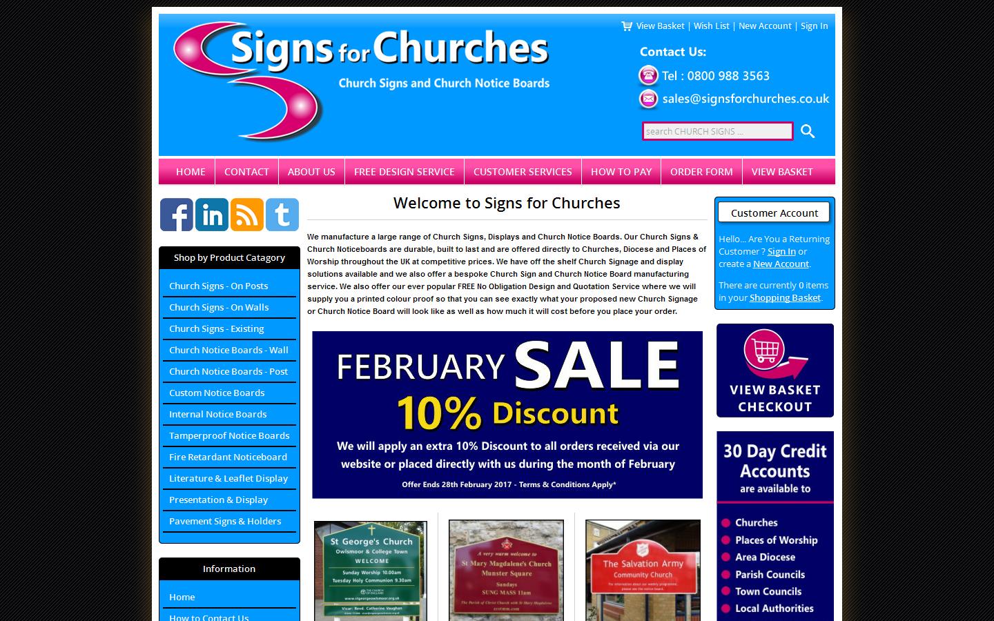 Signs for Churches Website