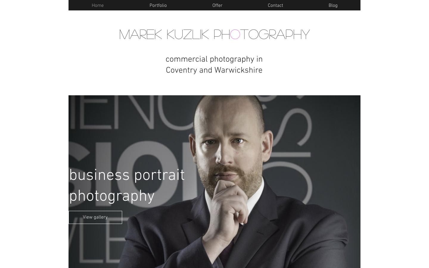 marek kuzlik photography Website