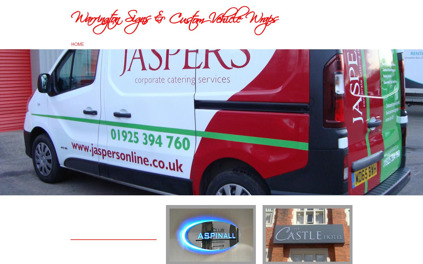 Warrington Signs Ltd Website