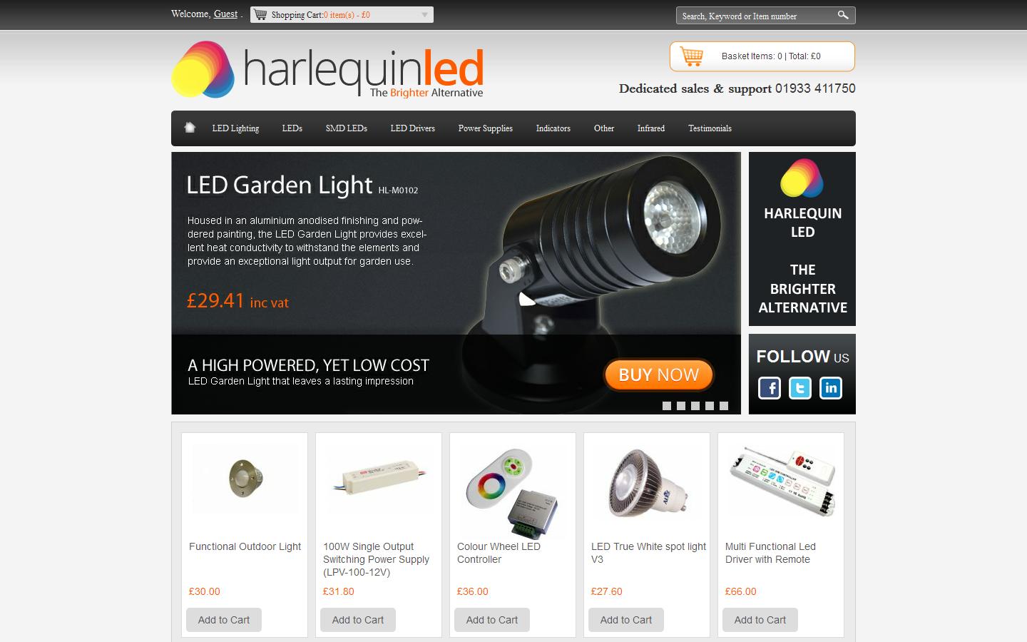 Harlequin Electronics Website