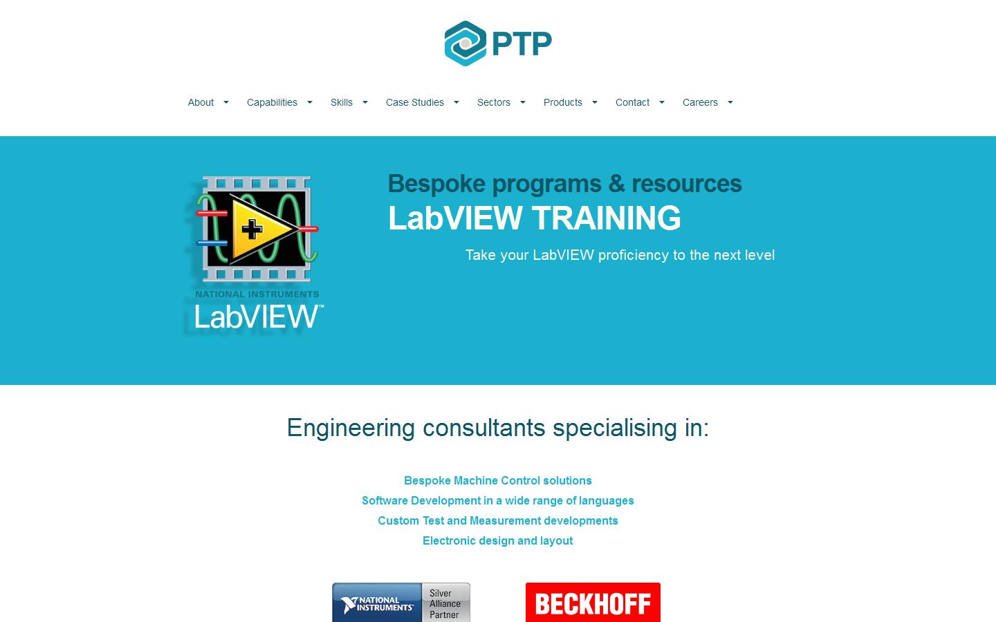 Product Technology Partners Website