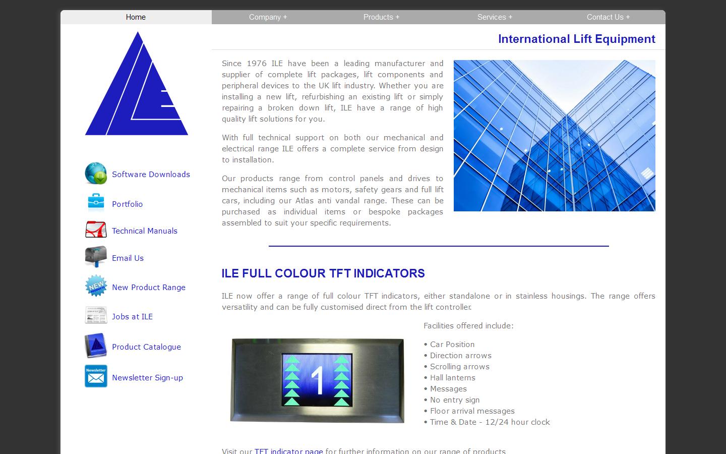 International Lift Equipment Website
