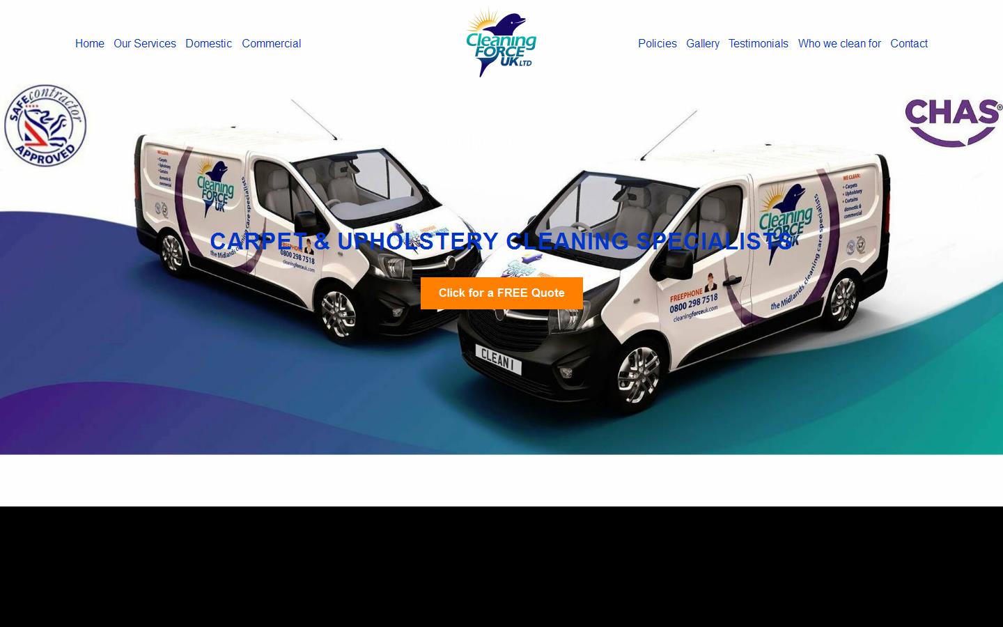 Cleaning Force UK Ltd Website