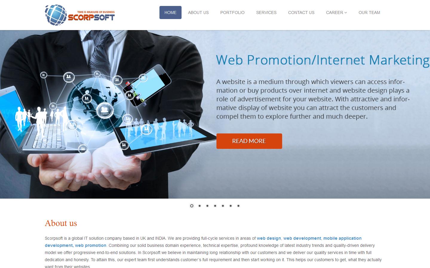 Scorpsoft Ventures Website