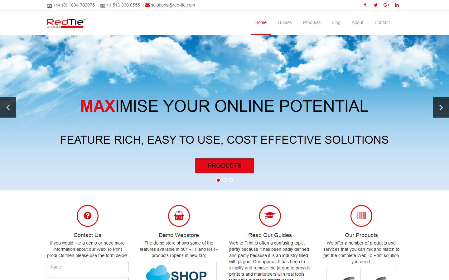 Red Tie Group Website