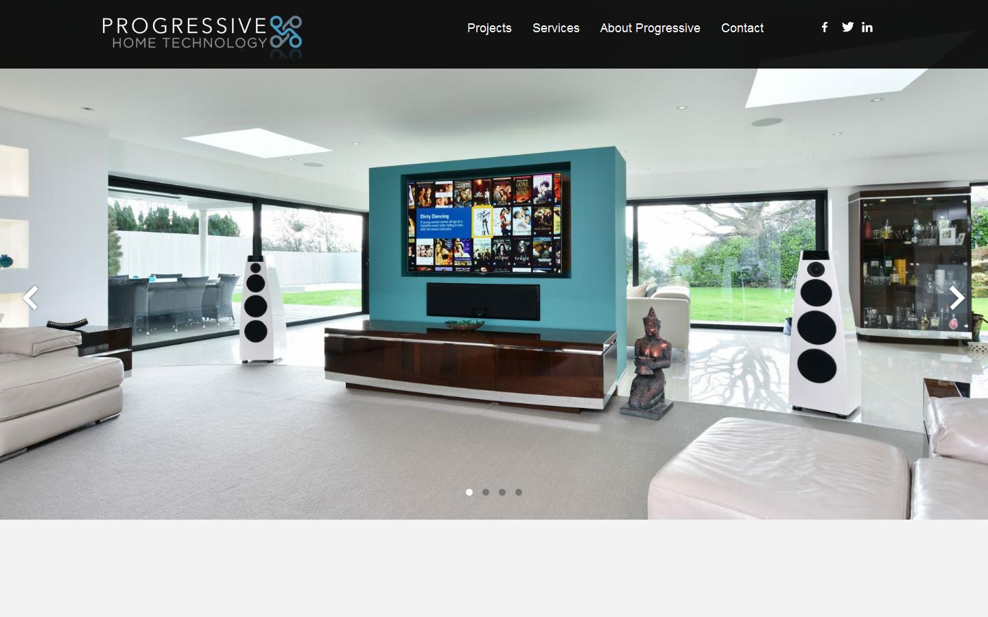 Progressive Home Technology Website
