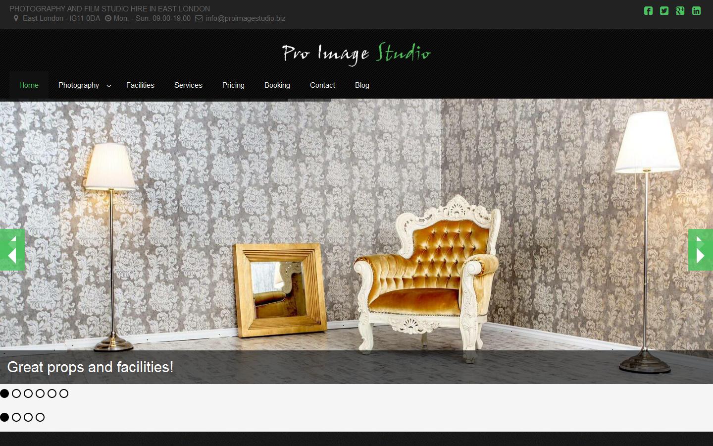Pro Image Studio Website