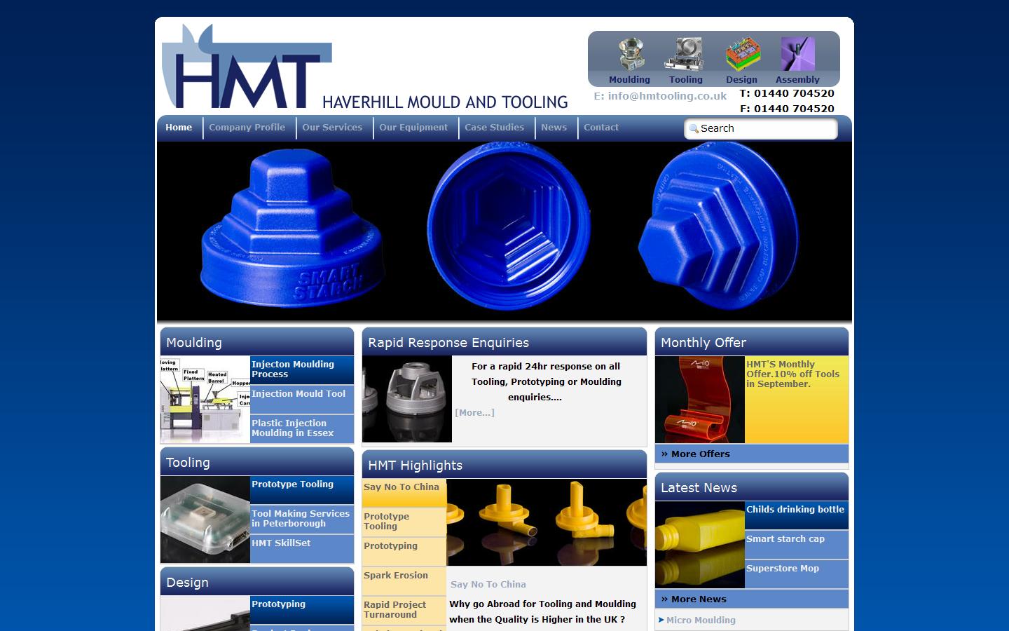 Haverhill Mould and Tooling Ltd Website