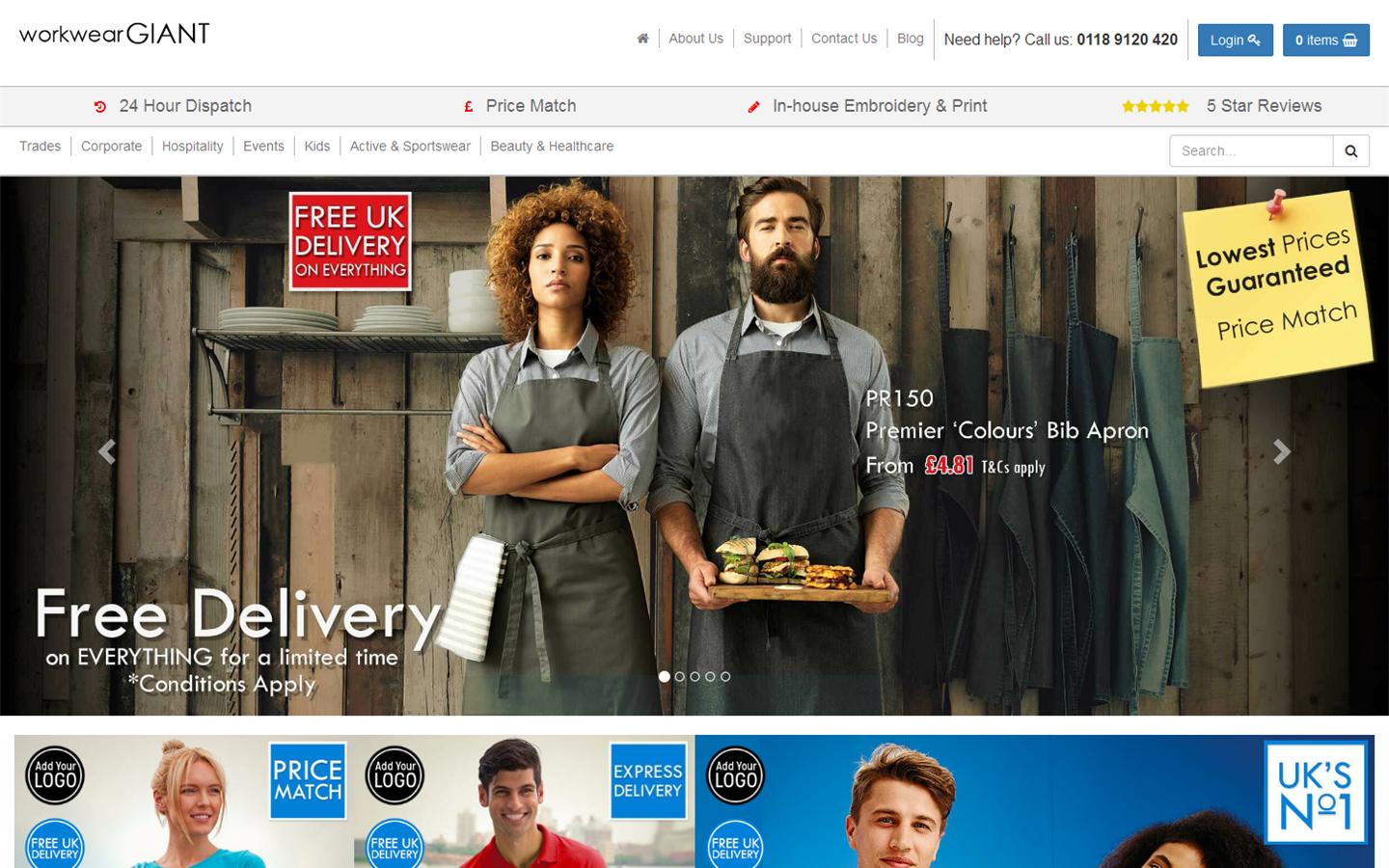 Workwear Giant Website