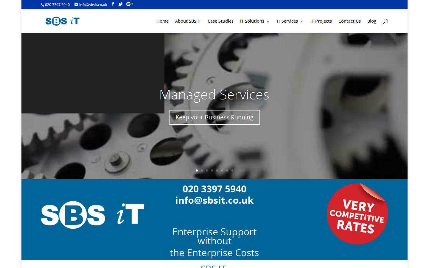 SBS IT Ltd Website