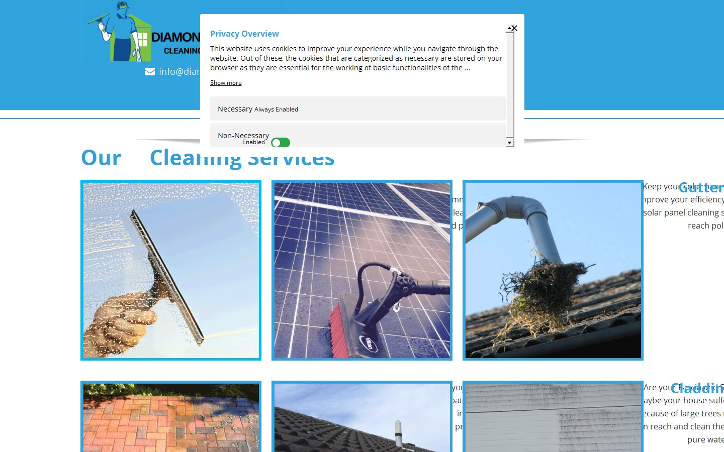 Diamond Bright Cleaning Website