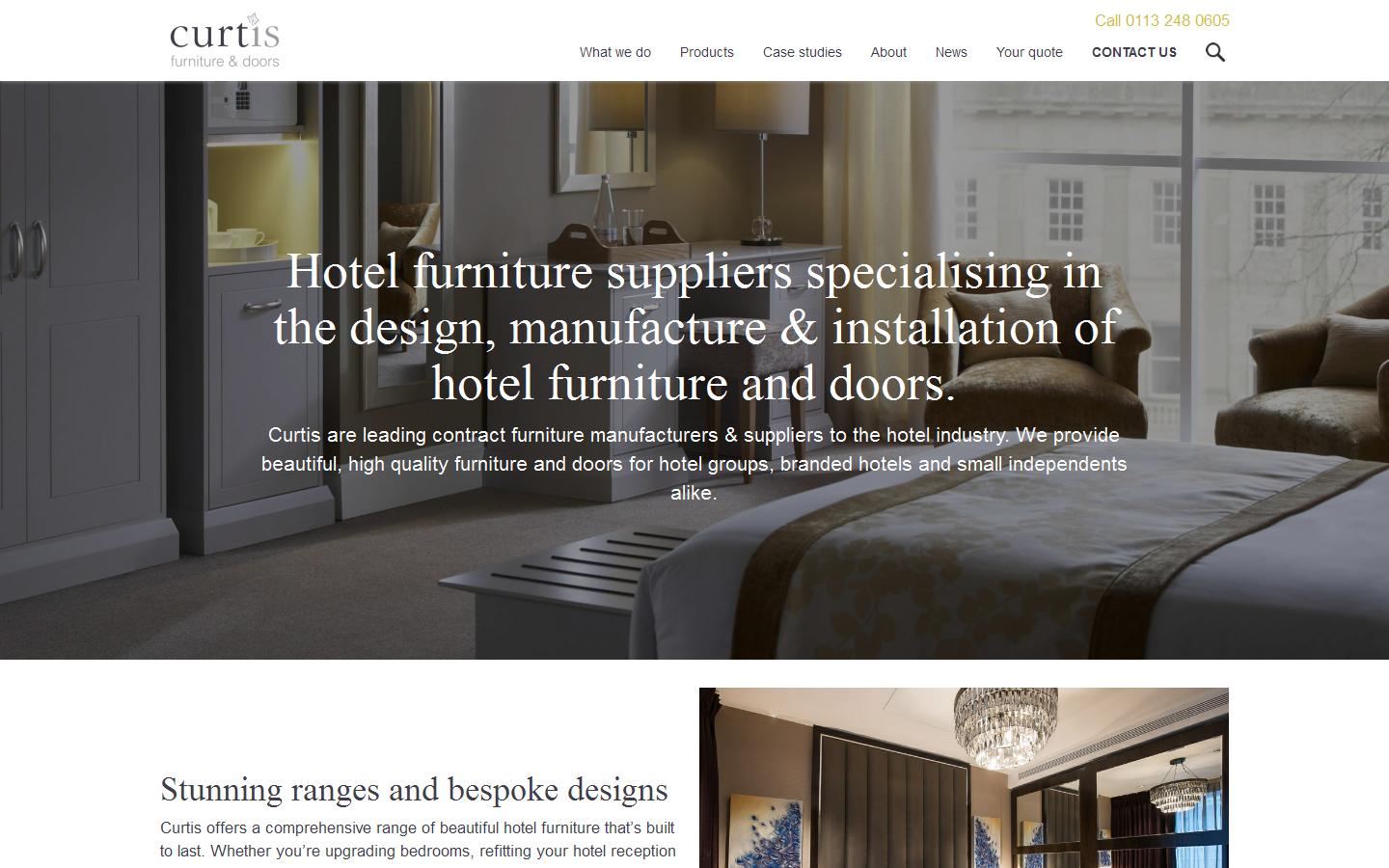 Curtis Furniture Website