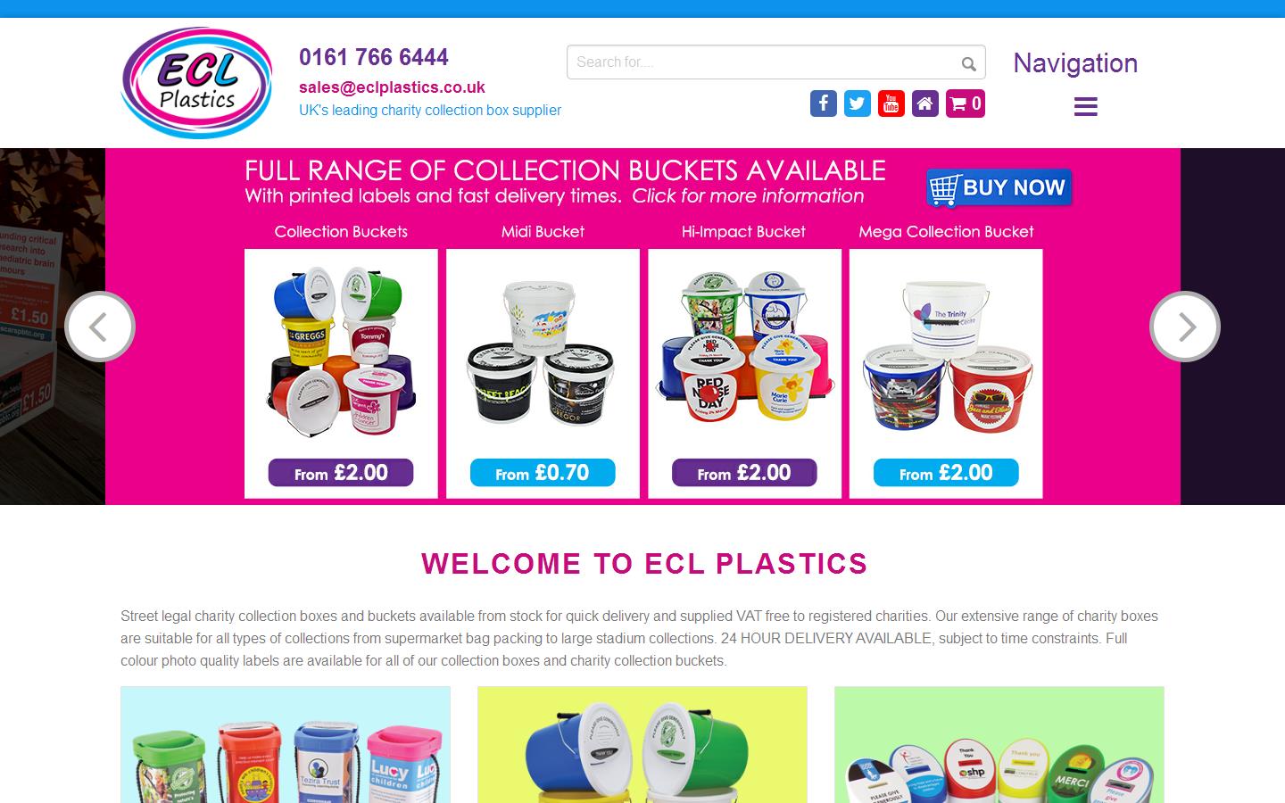 ECL Plastics Ltd Website
