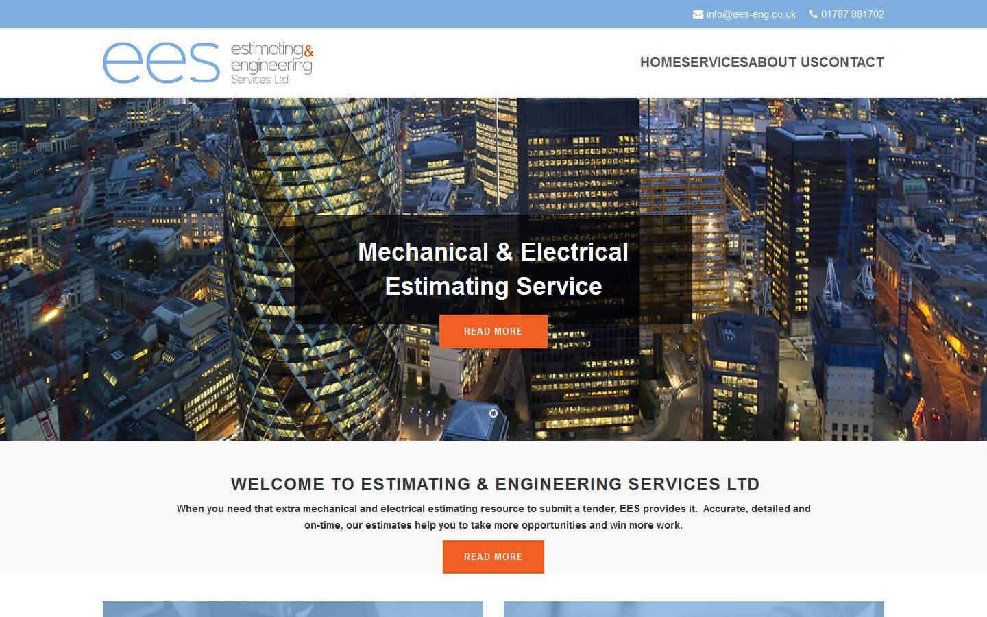 EES Estimating & Engineering Services Ltd Website