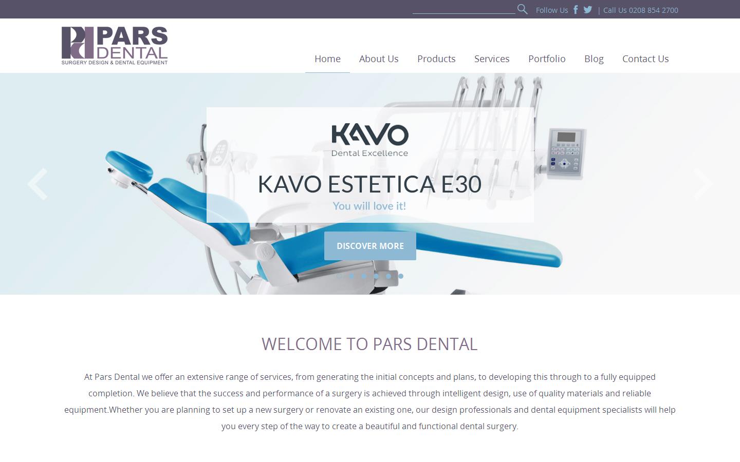 Pars Dental Website