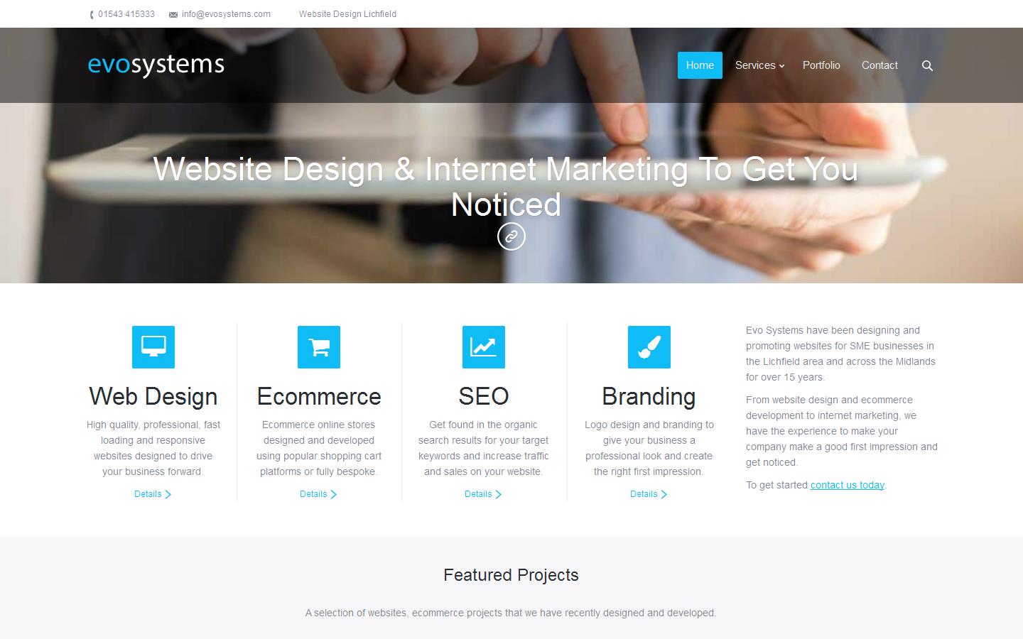 Evo Systems (UK) Ltd Website