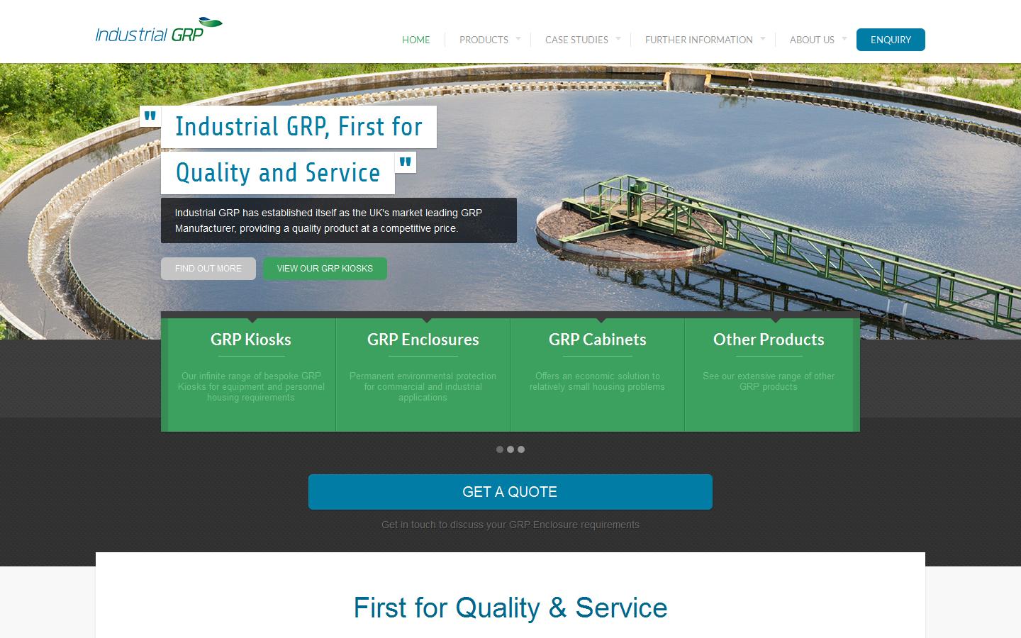Industrial GRP Ltd Website