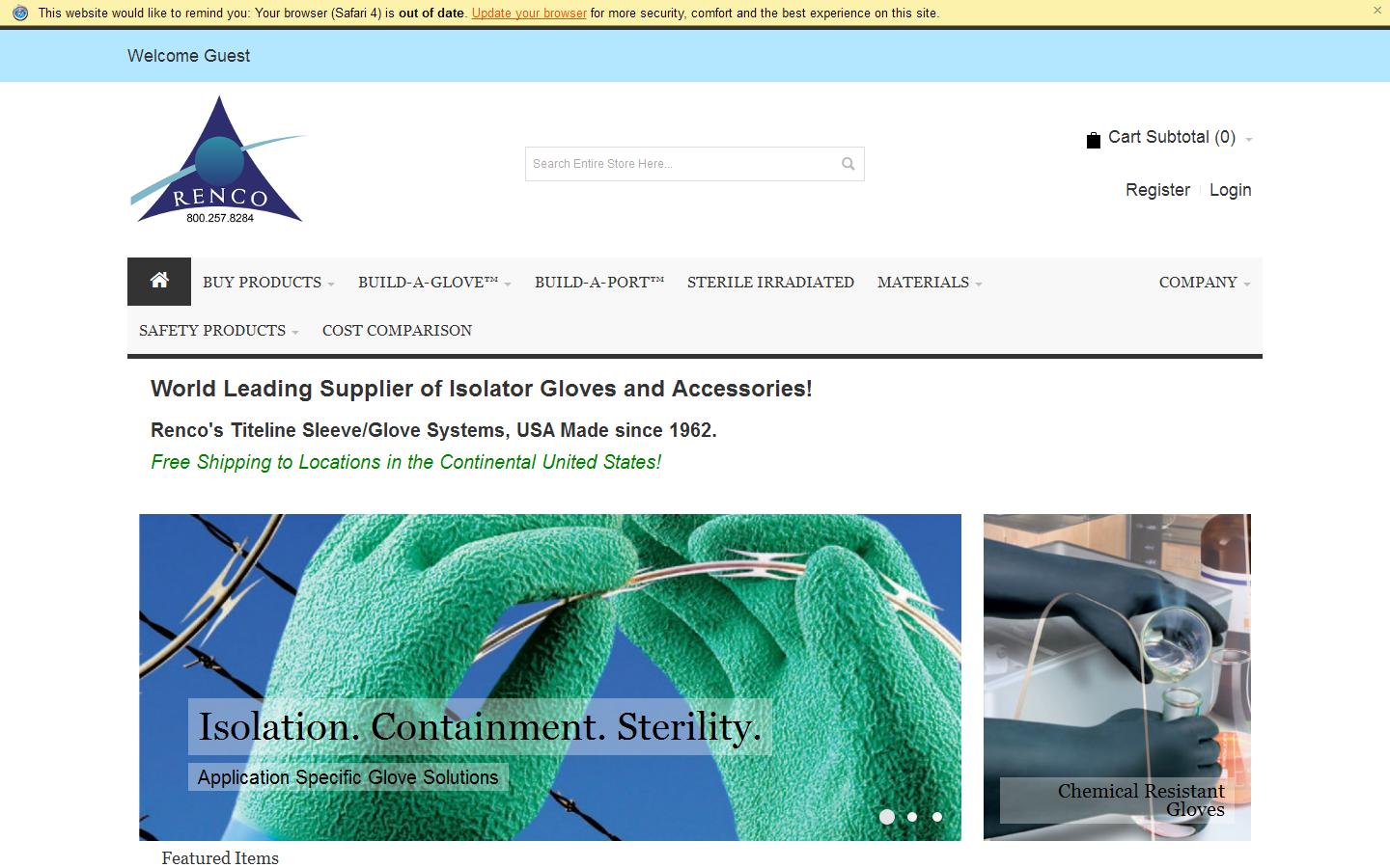 Renco Corporation Website