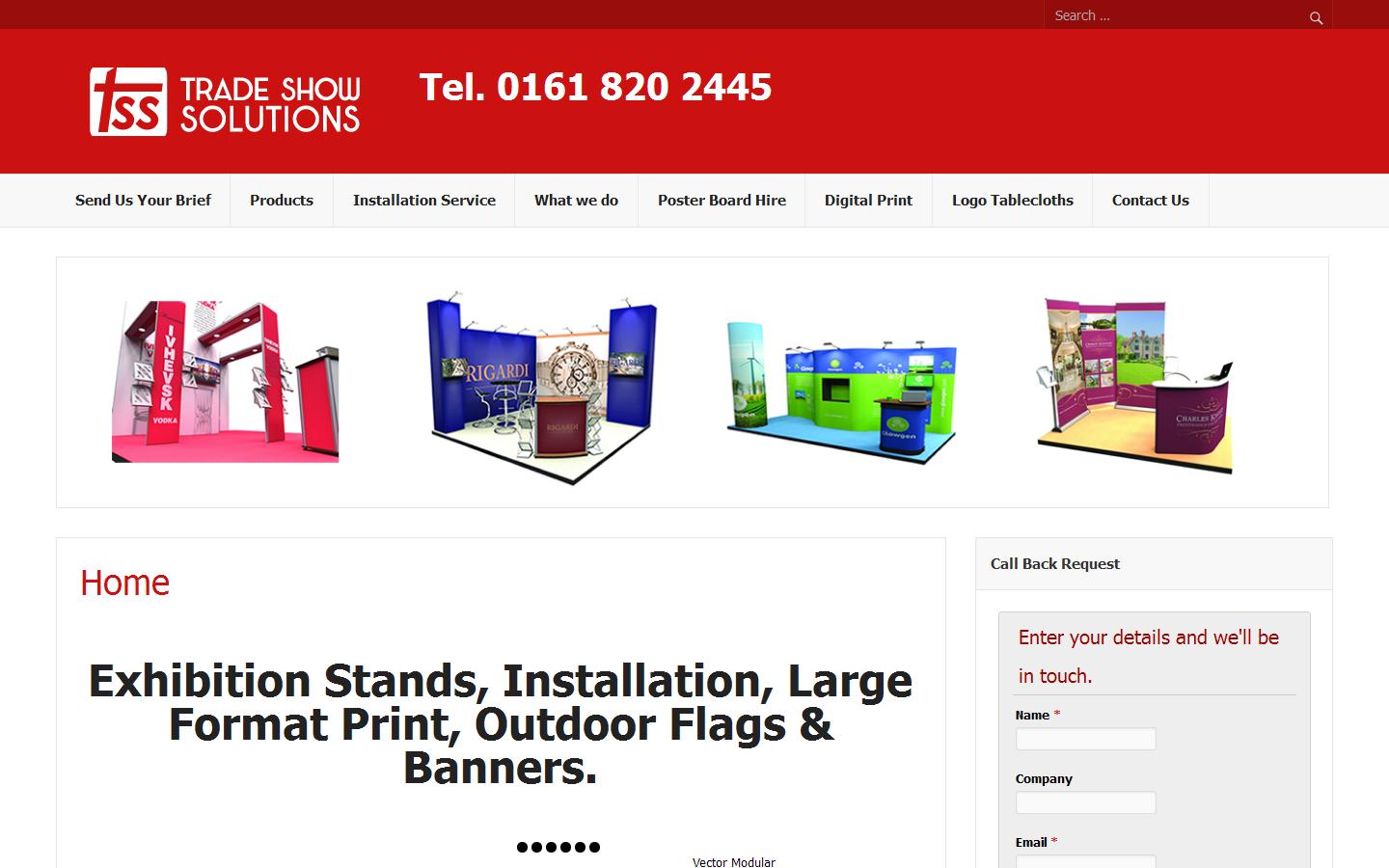 Trade Show Solutions Ltd Website