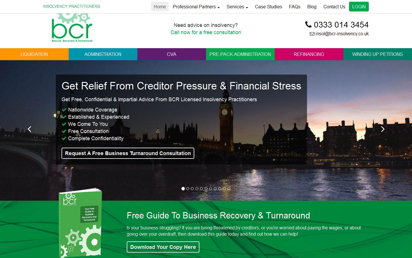 BCR Insolvency Website