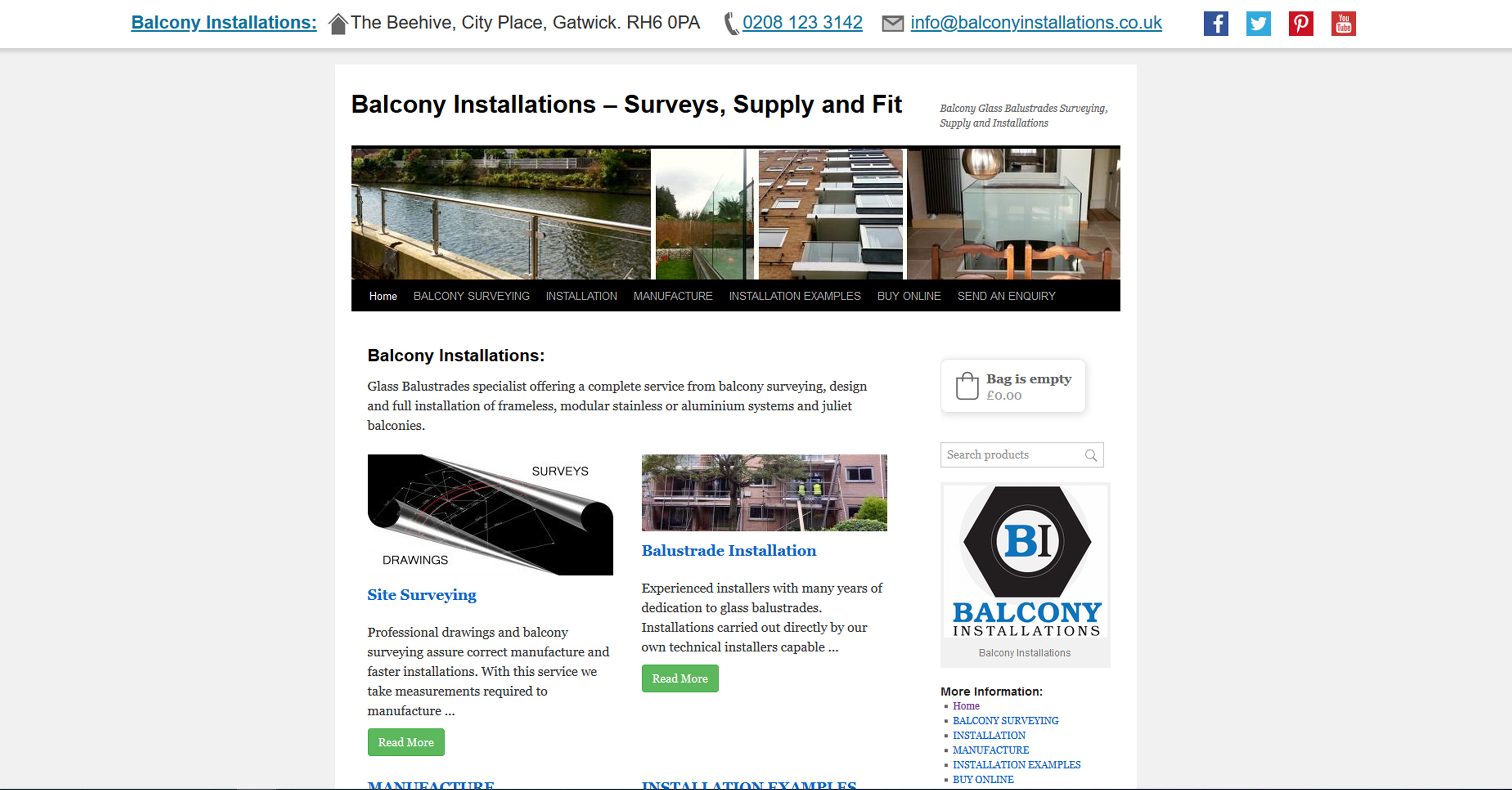 Balcony Installations Website