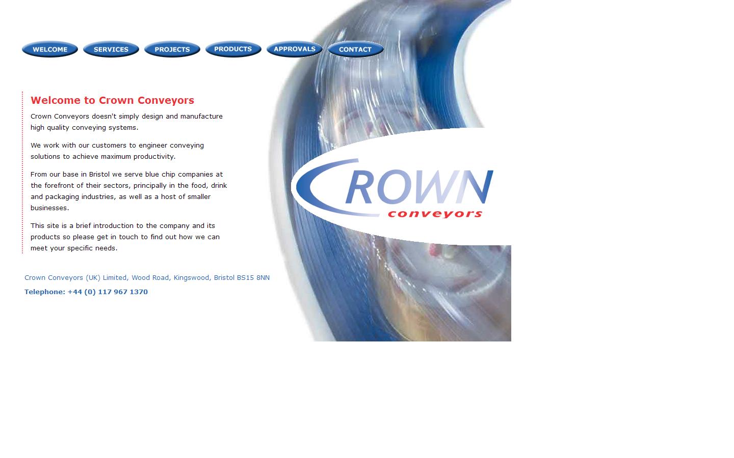 Crown Conveyors Website