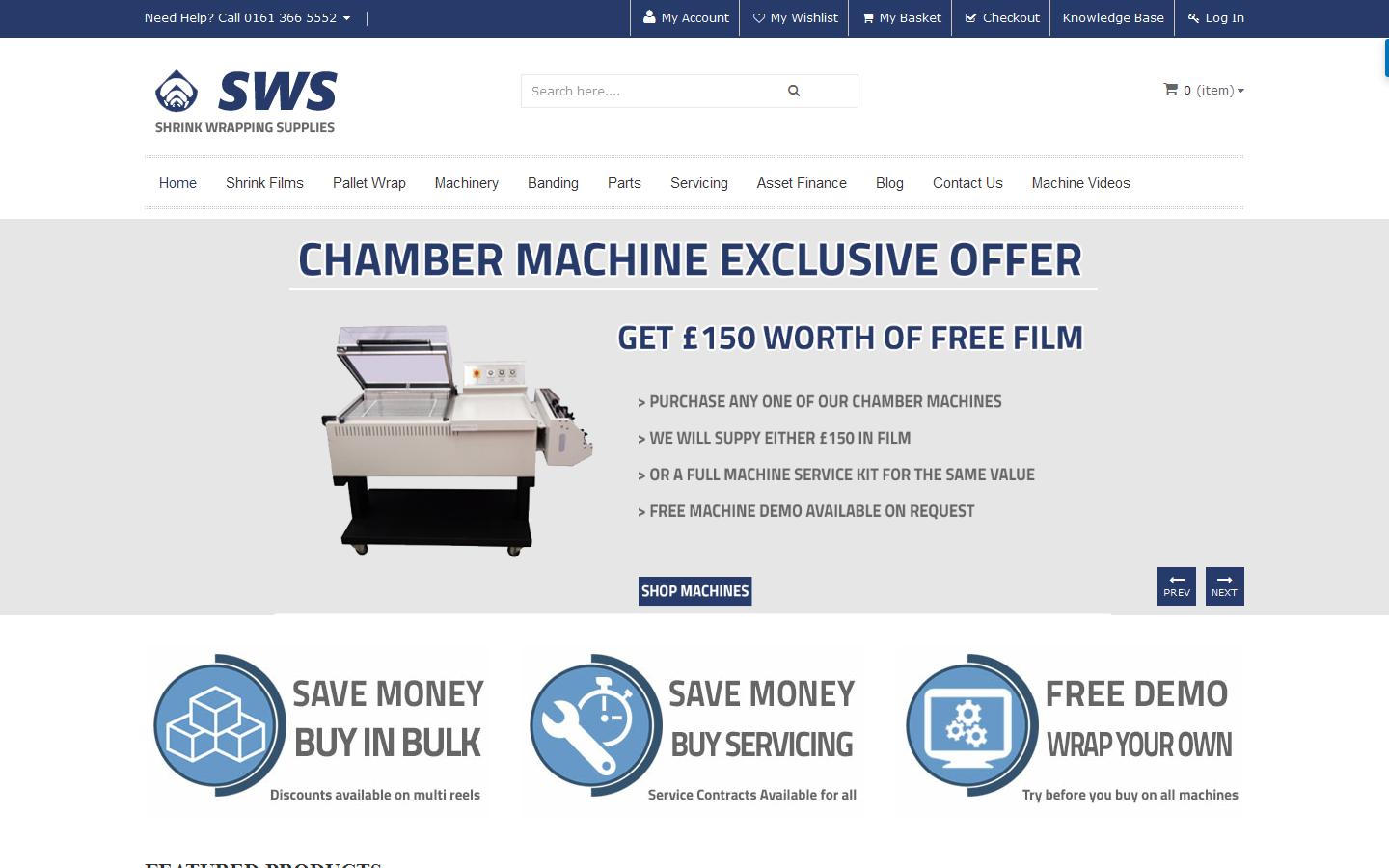 Shrink Wrapping Supplies Ltd Website