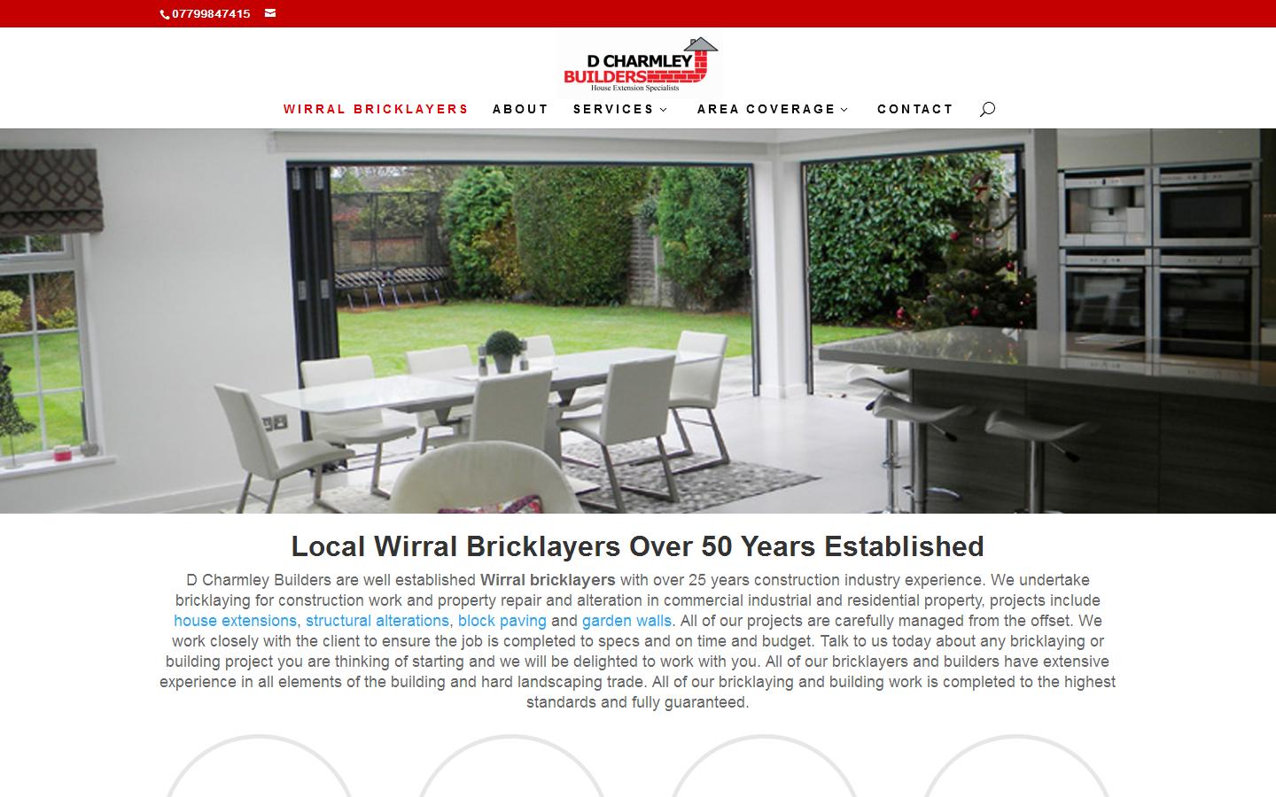 D Charmley Builders Website