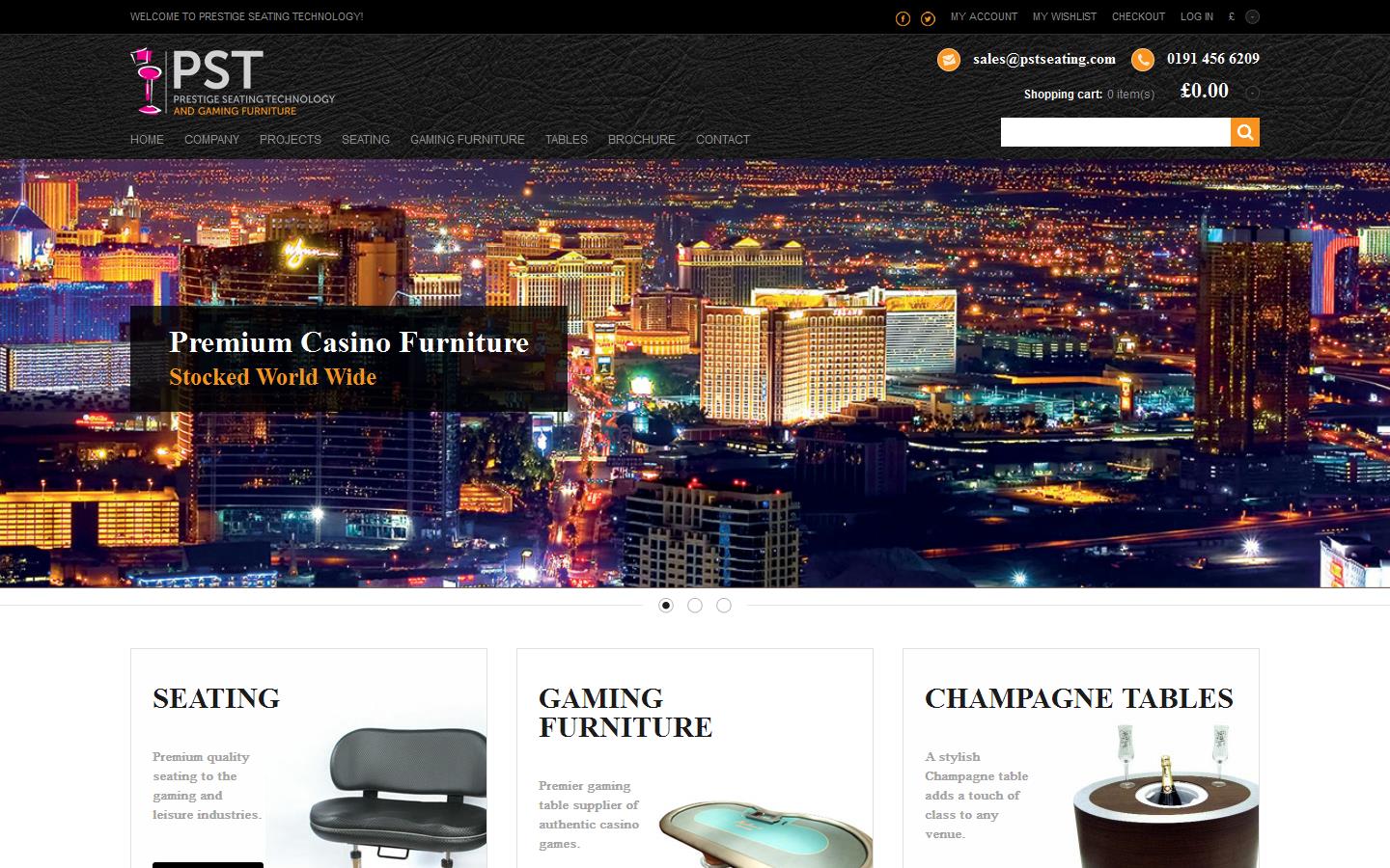 Prestige Seating Website