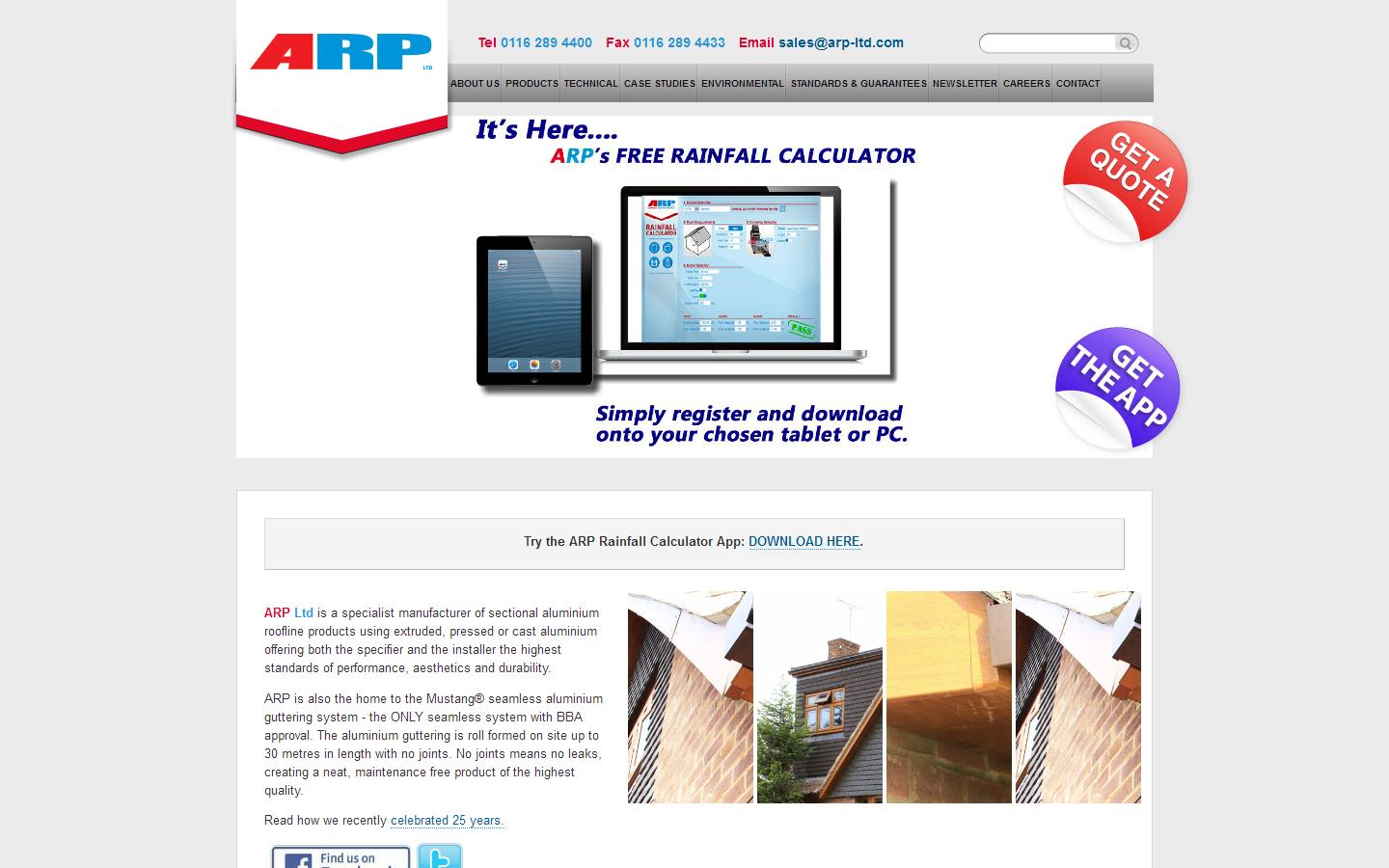 Aluminium Roofline Products Ltd Website