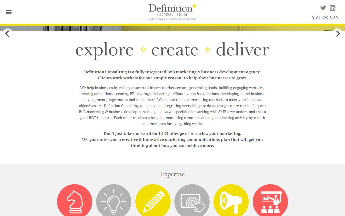 Definition Consulting  Website