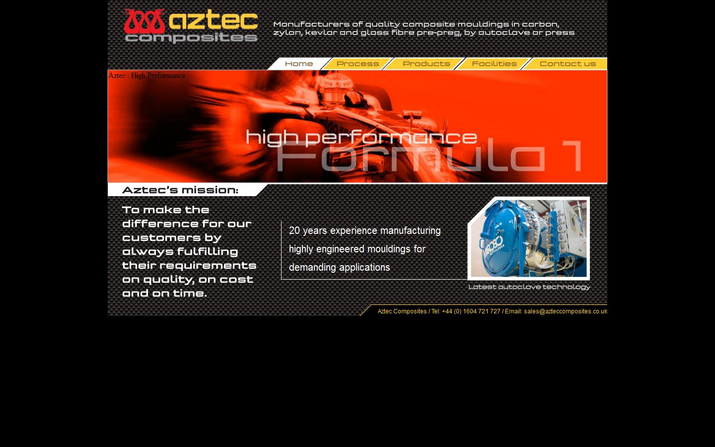 Aztec Composites Ltd Website
