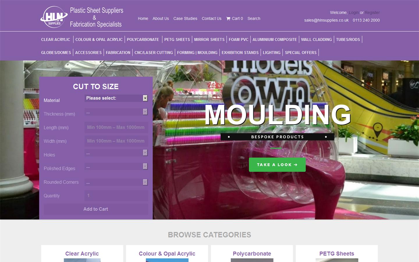 HLN Supplies Ltd Website