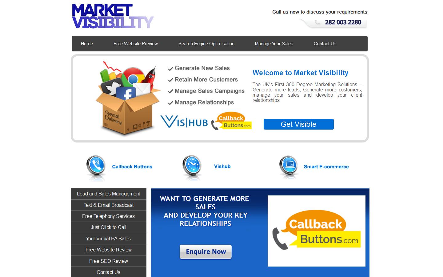 Market Visibility Website