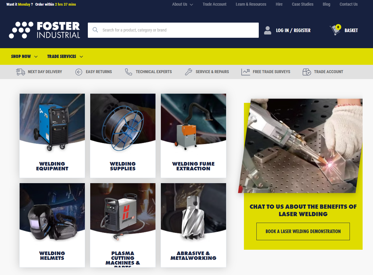 Foster Industrial Website