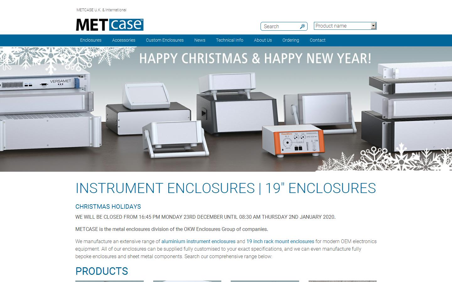 METcase Website