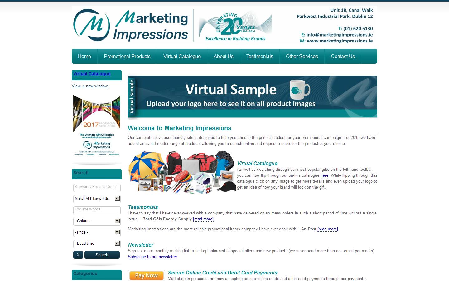 Marketing Impressions Website